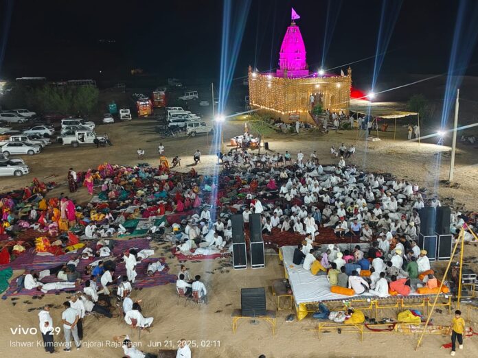 Sant Garvaji Maharaj Samadhi Sthal at Lodurva, Jaisalmer during Kumawat Samaj Mela